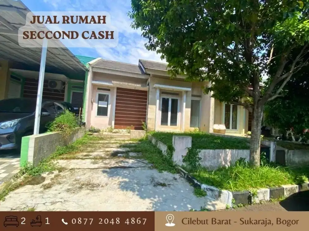 Jual Rumah Cash MURAH STRATEGIS 515JT dkt Stasiun di Cilebut Residnece