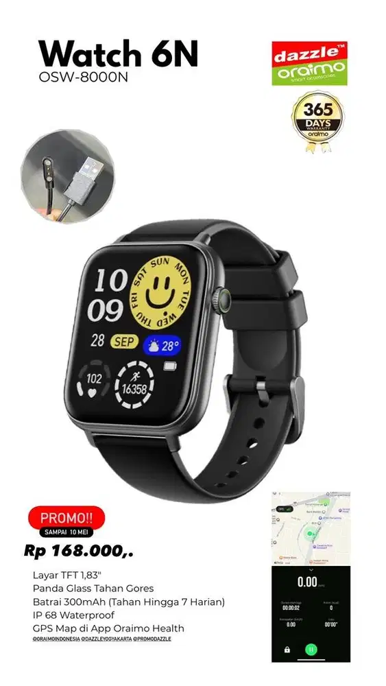 Smartwatch Oraimo Watch 6N OSW-8000N
