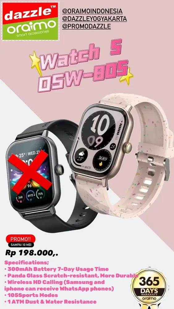 Smartwatch Oraimo Watch 5 OSW-805