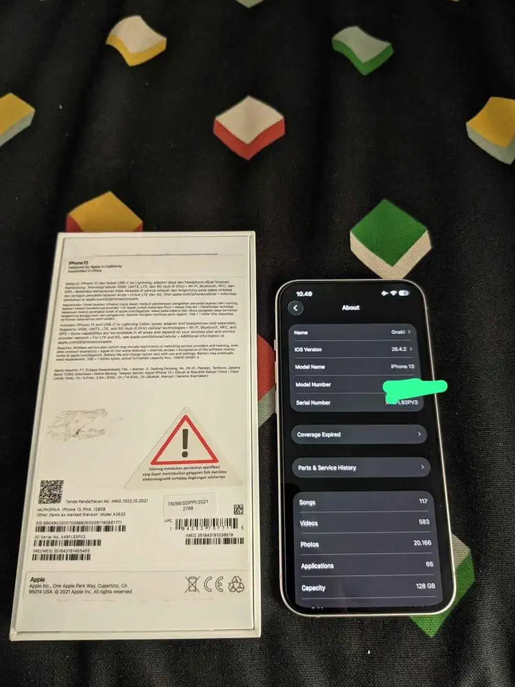 Iphone 13 128 gb Second Ibox