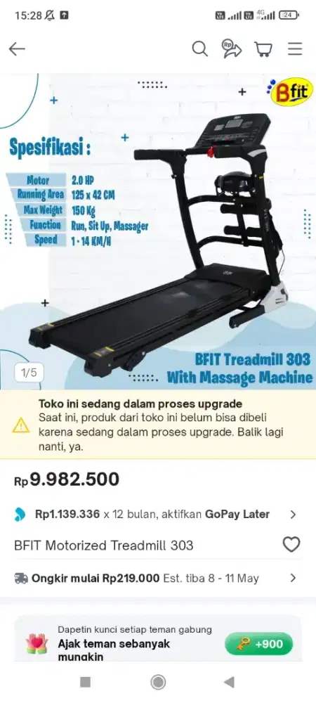 Bfit fit-303 jarang di pake