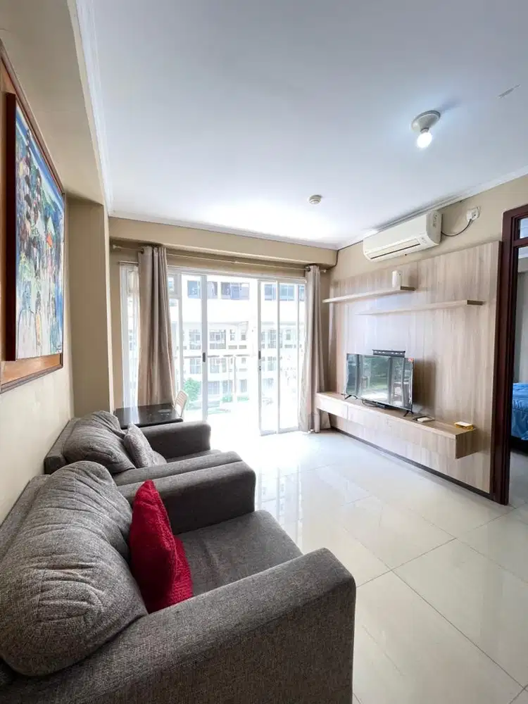 Sewa apartemen bulanan type 2br view swimming pool gateway pasteur