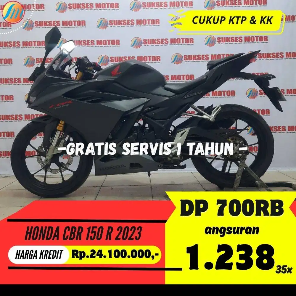 HONDA CBR 150 R 2023 KREDIT DP HANYA 700RIBU ANGSURAN TERJANGKAU