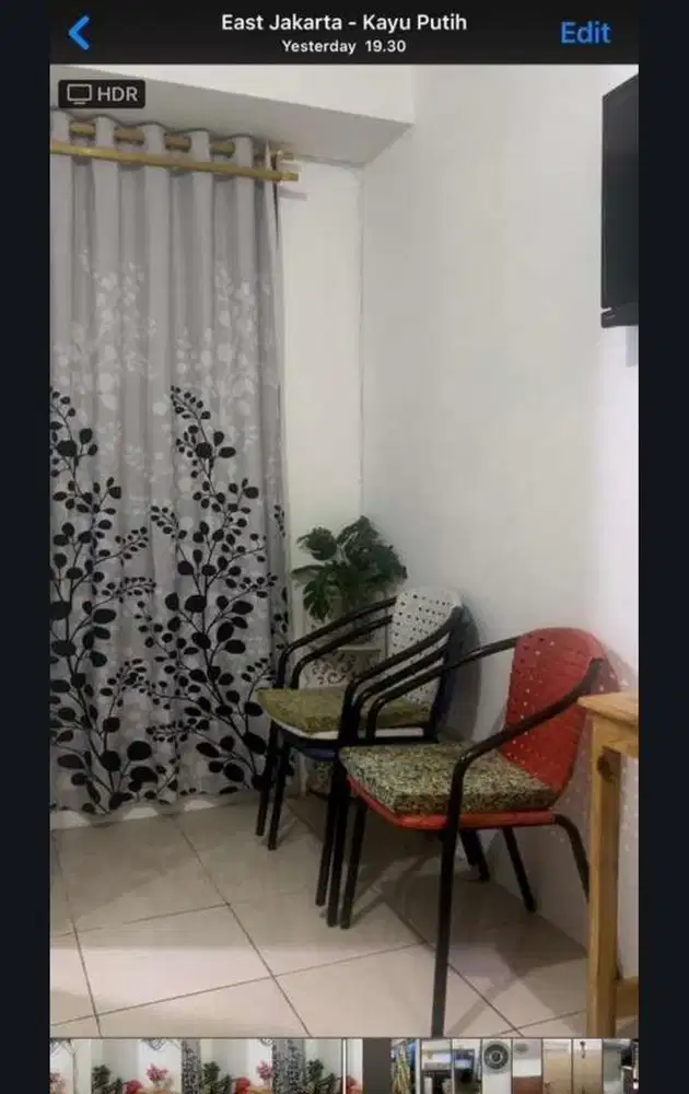 Disewakan Apartemen Tifolia type studio