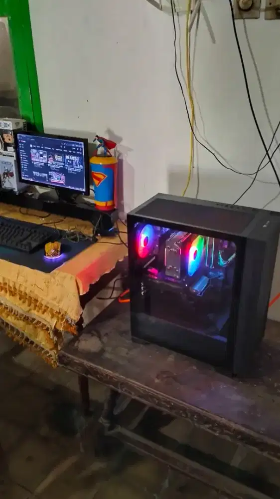 PC Ryzen 7 + GTX 1060 + 16/256GB Siap Sketchup Corel Autocad dkk
