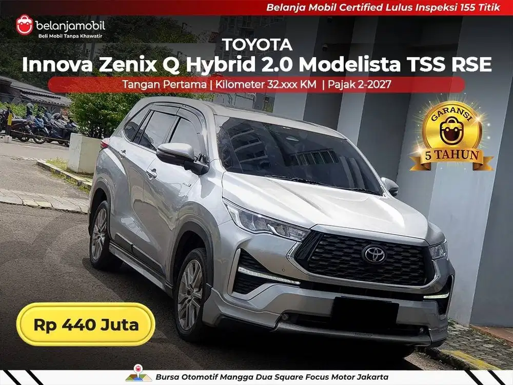 [ PAJAK PANJANG ] Toyota Innova Zenix Q Hybrid 2.0 Modelista 2022/2023