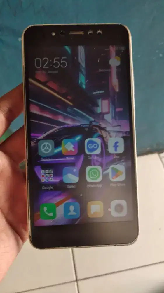 Xiaomi Note 5a 4G 2/16 layar 5.5 inchi retak normal