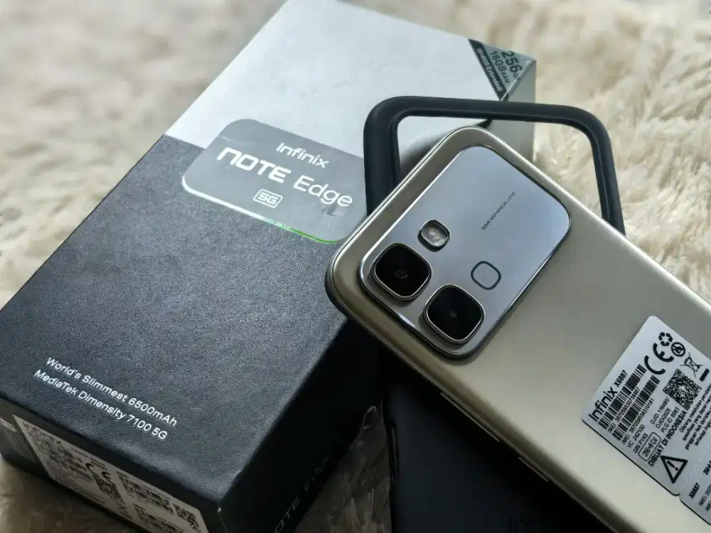 Infinix NOTE Edge 5G Ram 8+8/256 Like New 99,99% Aktivasi 08 Maret 26