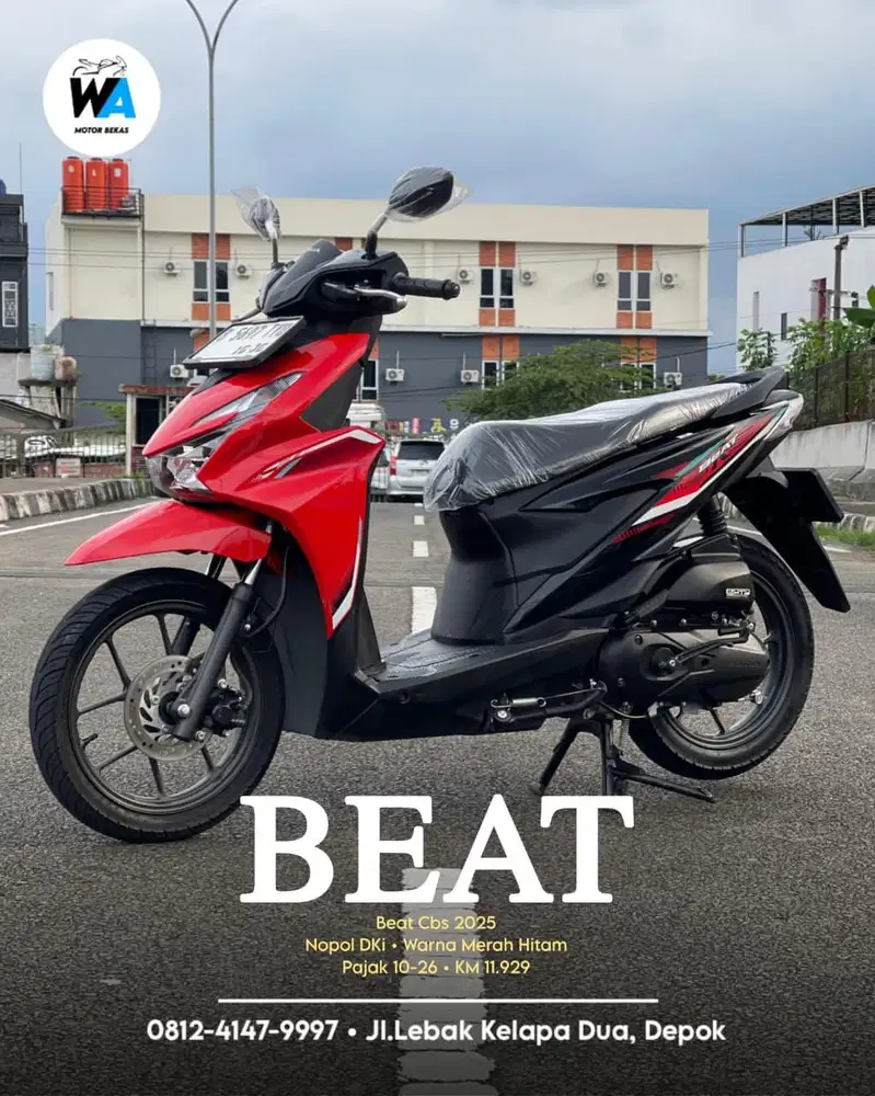 Kredit/Cash Honda New Beat Cbs Tahun 2025