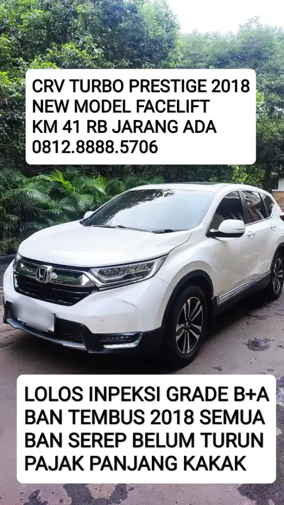 HONDA CRV 2018 PRESTIGE TURBO AT KM 41 K ASLI! BAN TEMBUS 2018 ANTIK !
