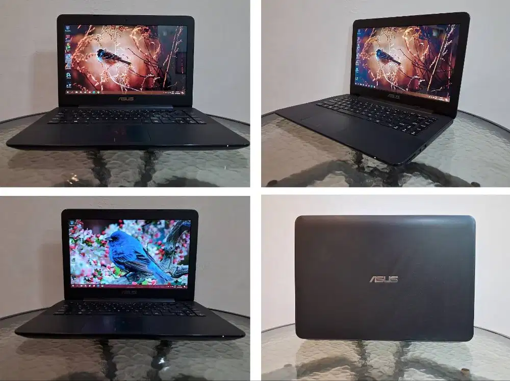 Laptop Asus QuadCore 8GB ReadyUp VGA Radeon R5 Game Desain Garansi Ok