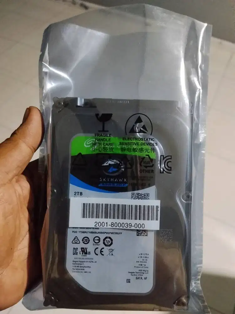 Hardisk seagate sky hawk 2 TB