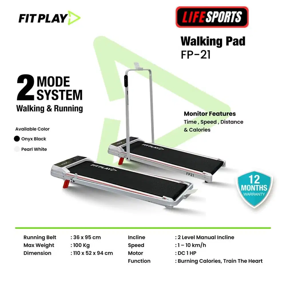 Treadmill walkingpad Fitplay FP-21