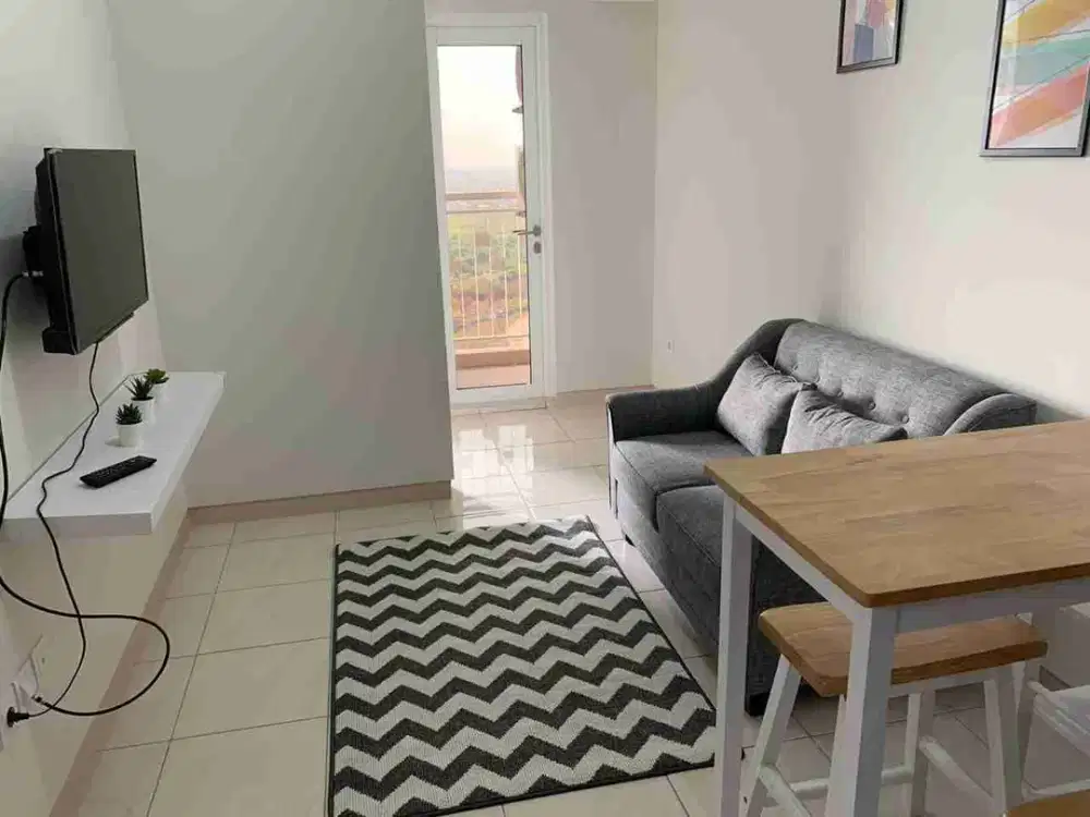 Springlake Apartemen 2BR Summarecon Bekasi Disewakan Full Furnish Siap Huni