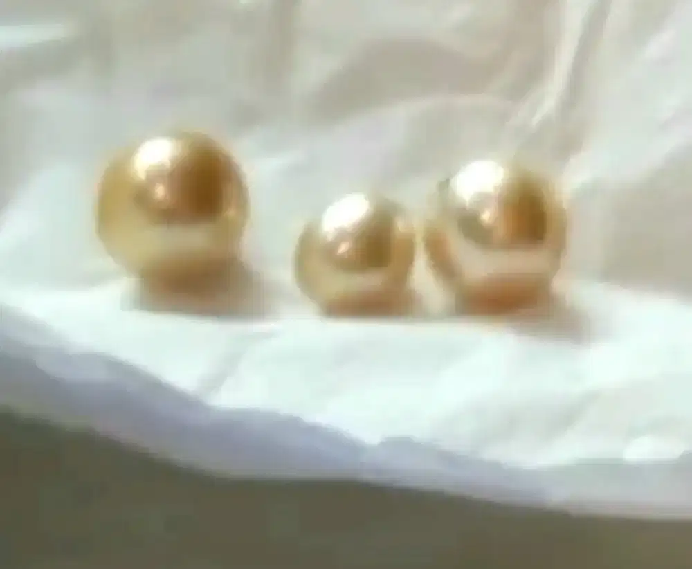 1 Set Mutiara Air Laut Lombok (12mm dan 10mm)