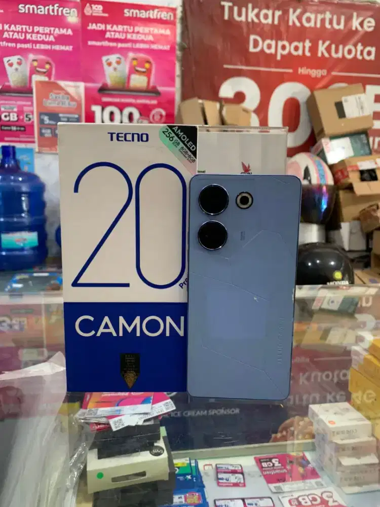 Tegno camon 20 pro ram 8+8/256gb lengkap