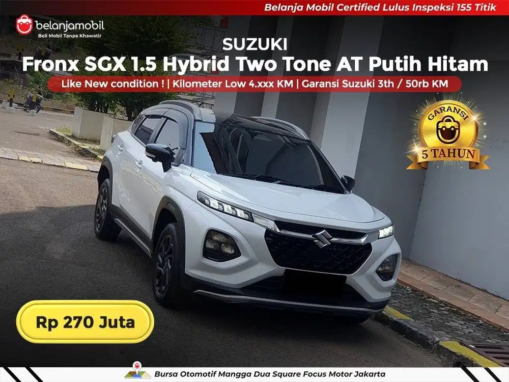 [ LOW KM 4RB ] Suzuki Fronx SGX 1.5 Hybrid Two Tone AT 2025/2026