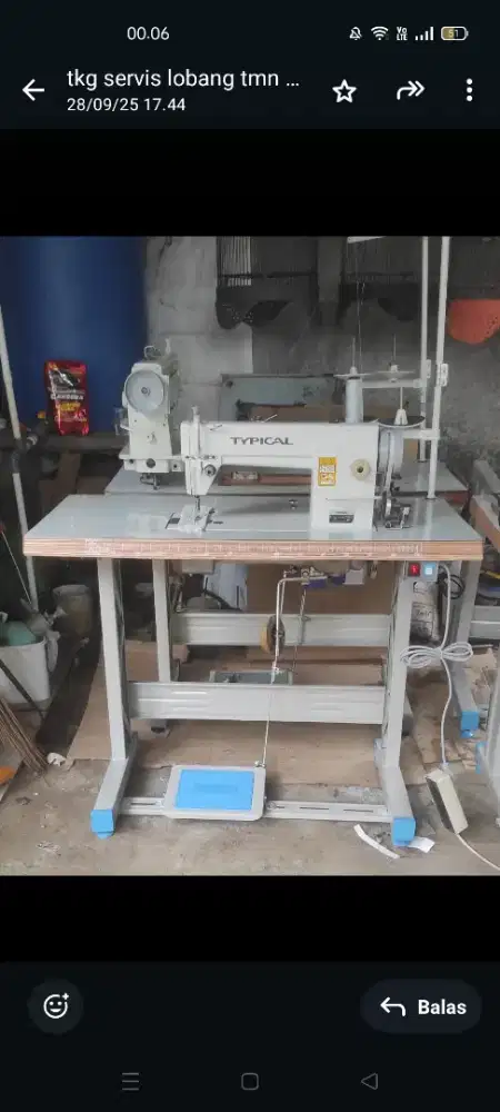 mesin jahit dan obras