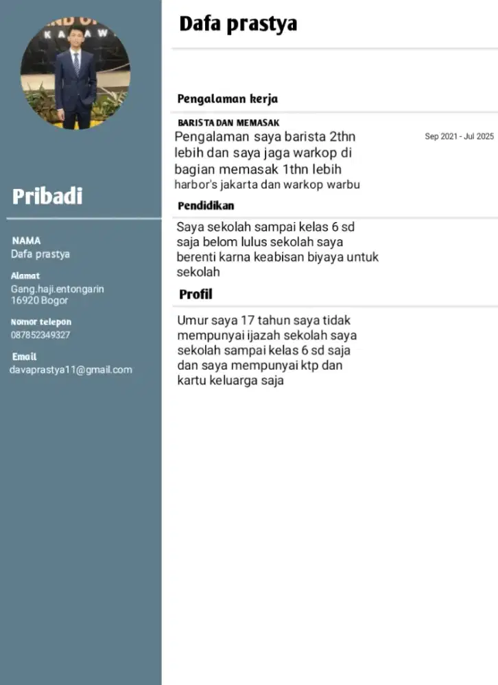 Info loker yang serius