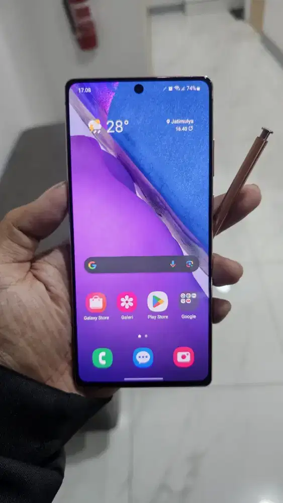Samsung Note 20 LAYAR BERSIH NO MINUS
