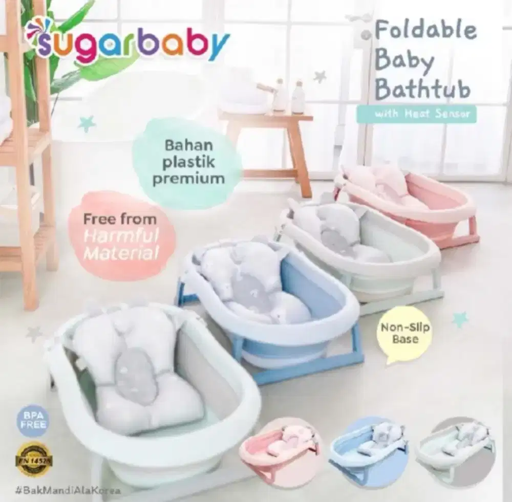 Bak mandi bayi bonus kasur mandi bayi
