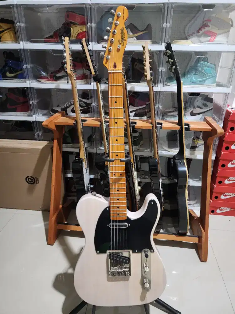 Squier clasic vibes telecater white blonde, second rasa baru