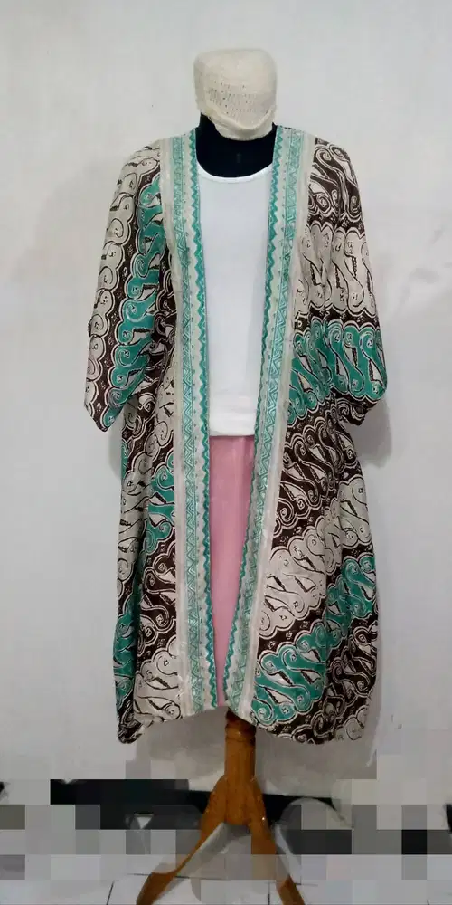 outer panjang all size bahan doby