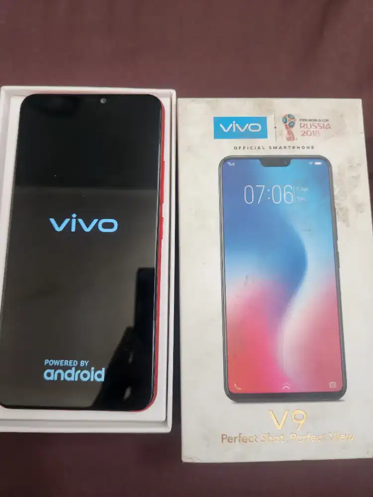JUAL Murah Vivo V9 warna Merah Series