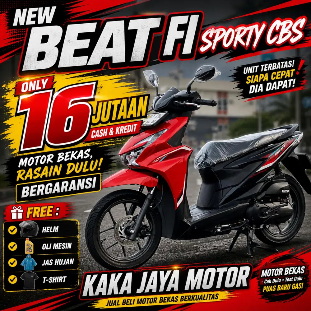 Kredit New BEAT FI SPORTY CBS 2025 LIKE NEW