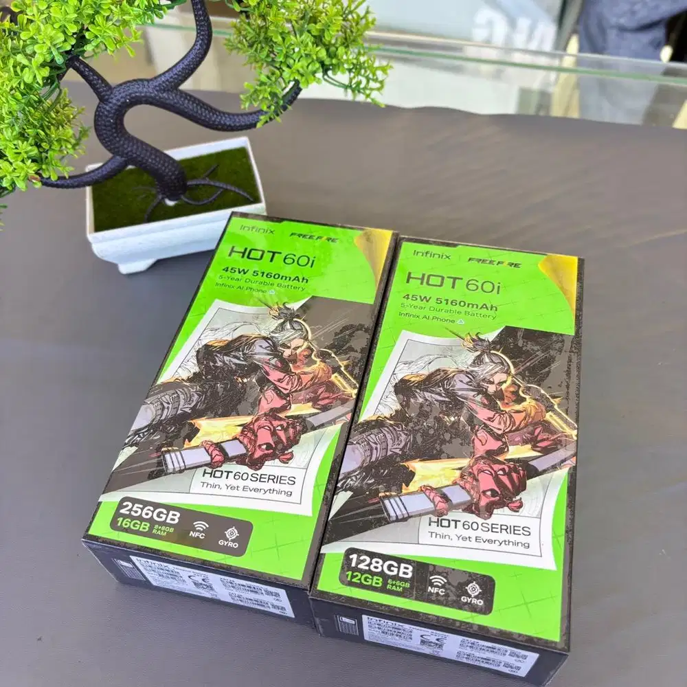 INFINIX HOT 60i 8+8/256 NEW BERGARANSI RESMI