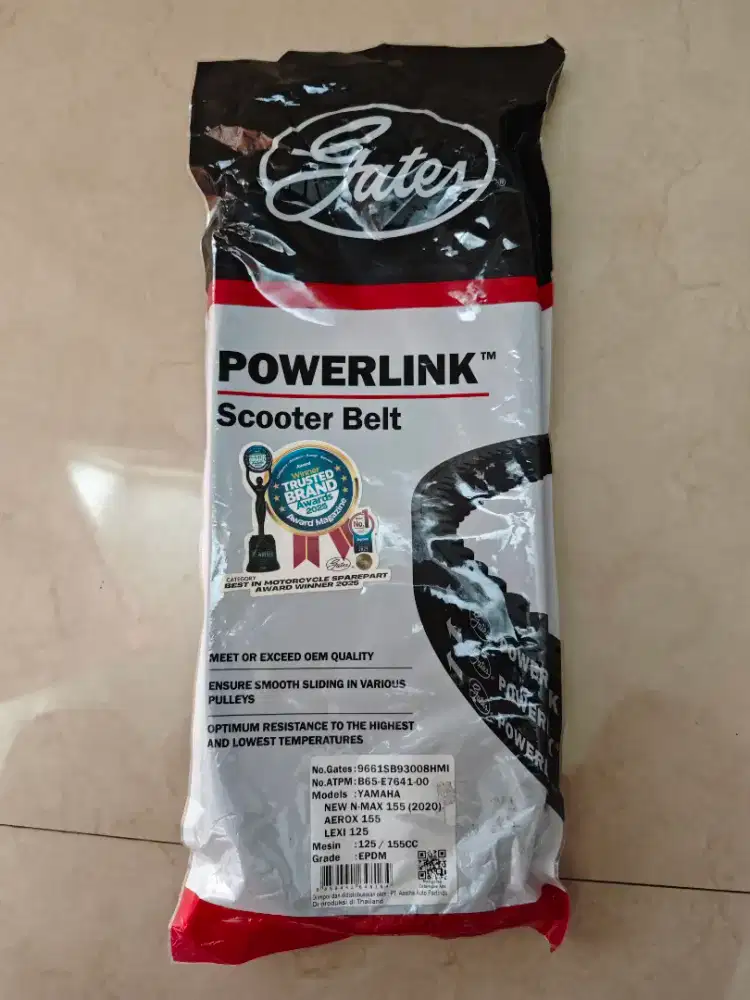 Vanbelt Vbelt Aerox 155 - Lexi - NMax 2020 Original Gates POWERLINK