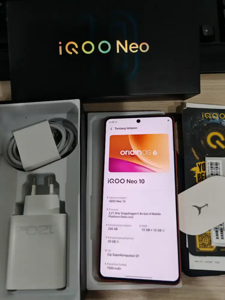 Iqoo Neo 10 5G 12/256Gb Mulus bisa Tukar tambah