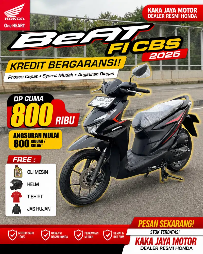 Cash Kredit BEAT FI CBS 2025 Barang Bagus Mulus