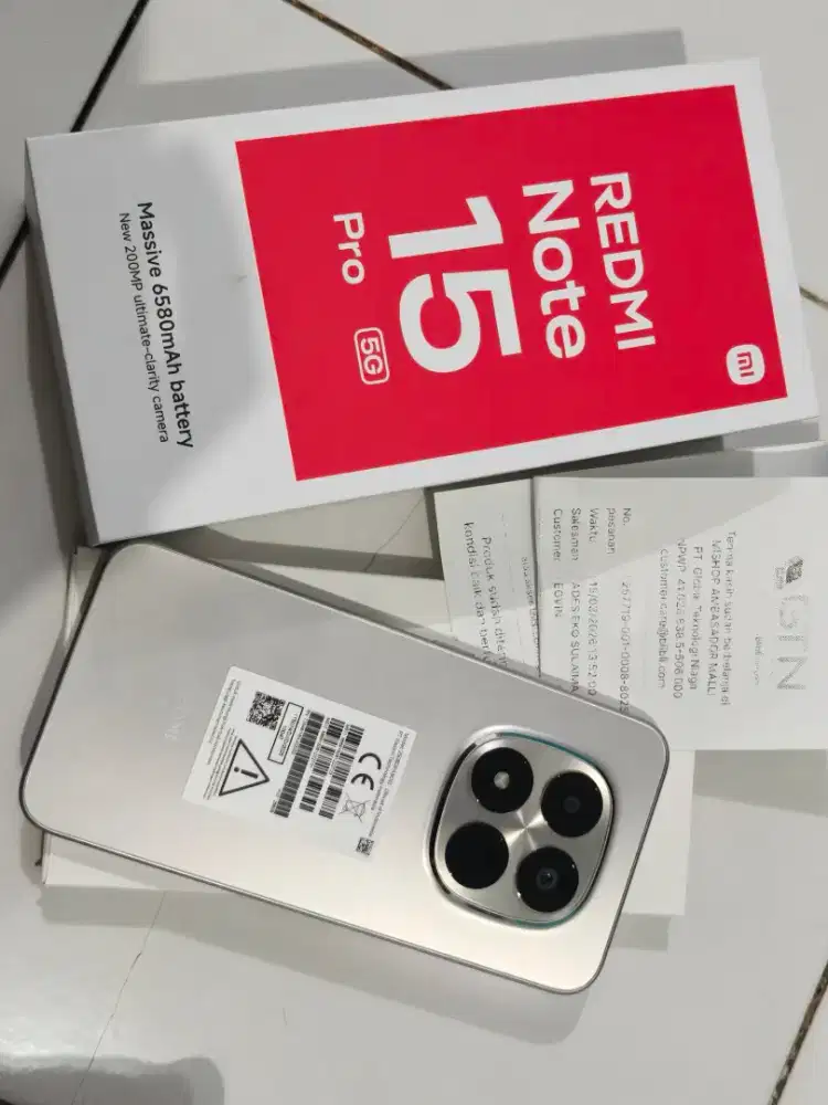 Xiaomi Redmi Note 15 Pro 5G 8/256Gb mulus