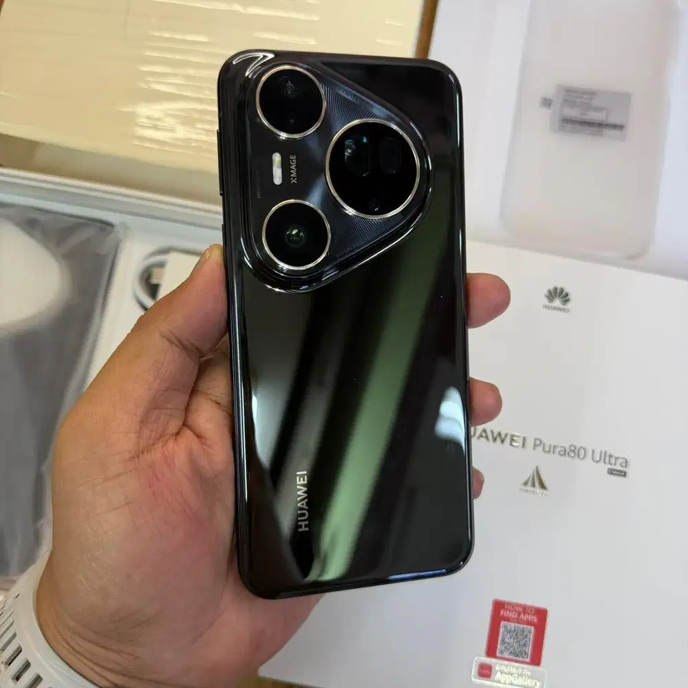 Huawei Pura 80 Ultra 16/512GB Golden Black Super Mulus Garansi resmi
