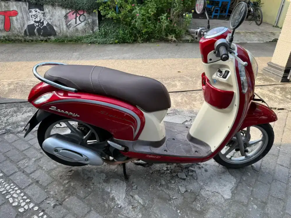 Scoopy injeksi THN 2014 plat KT kaltim