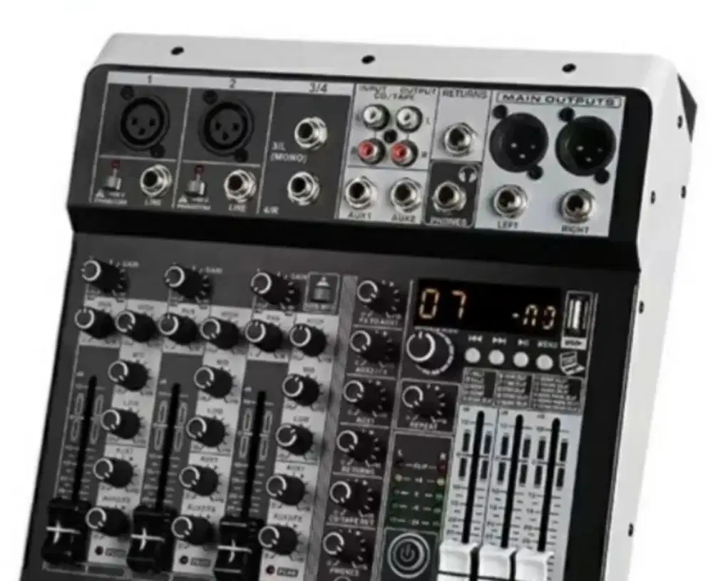 Cari mixer audio