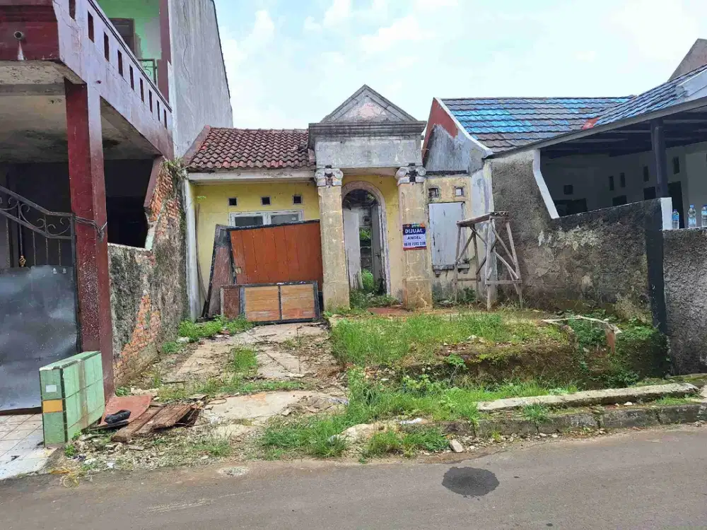 Jual Tanah ( Rumah rusak) di Bukit Cimanggu City Bogor