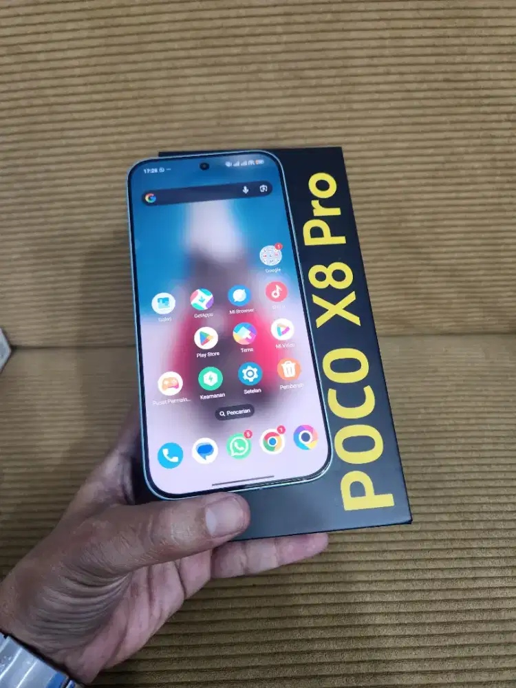 Poco x8 pro 8/256 jaringan 5G resmi Indonesia garansi 15 bulan