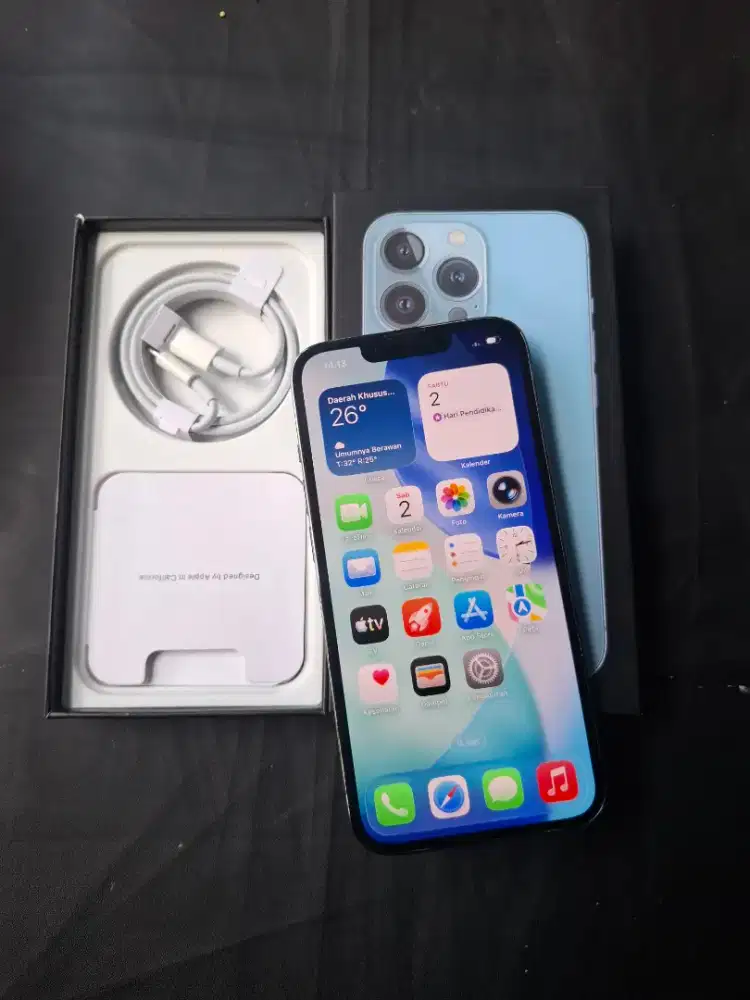 13 pro 256gb fulset mulus all proveder bisa semua kartu