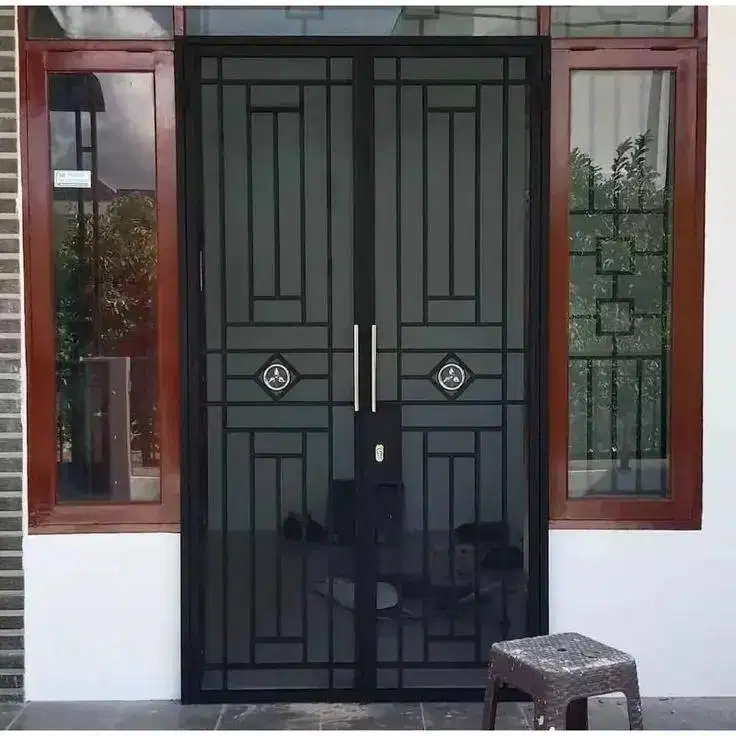 pintu tralis dua daun