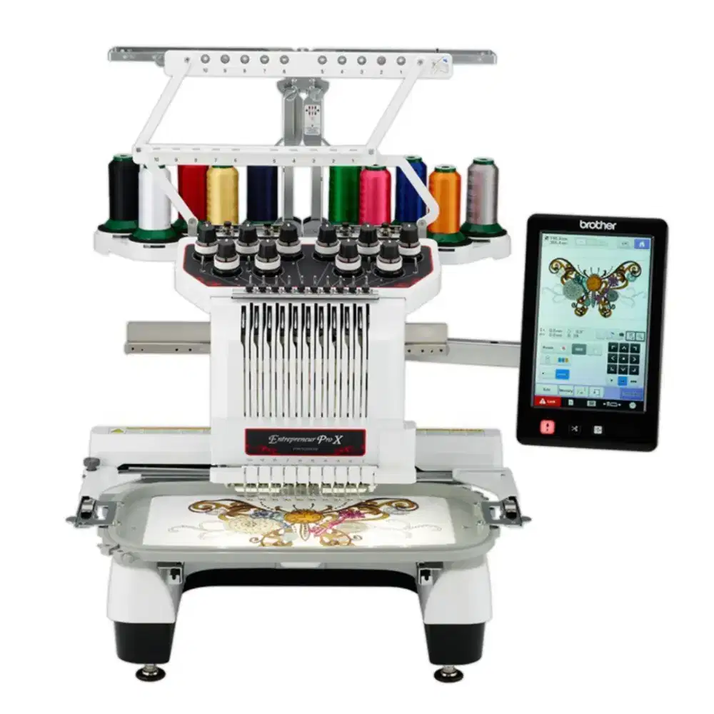 Mesin bordir komputer brother pr1050x.