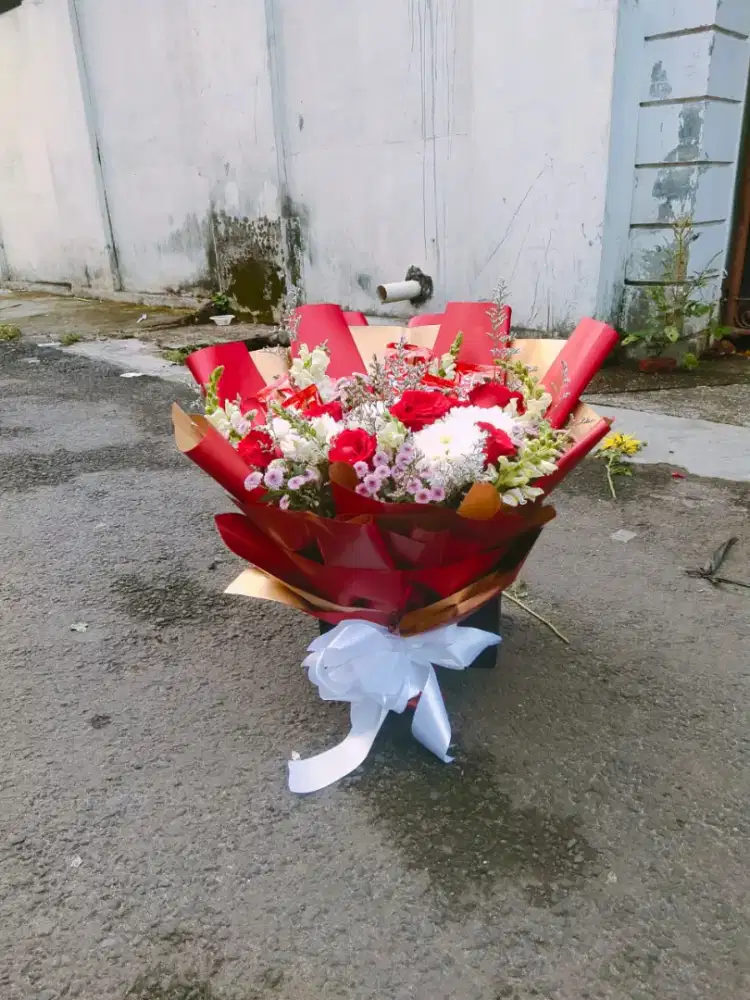 Bouqet bunga fresh siap kirim Jabodetabek