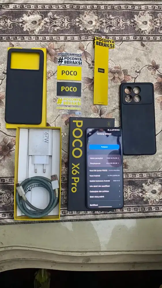 POCO X6 PRO 5G RAM 12/512GB FULLSET ORI