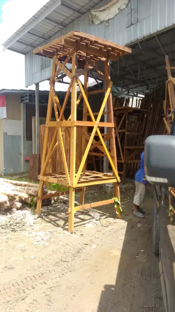 Tempat tandon menara ulin