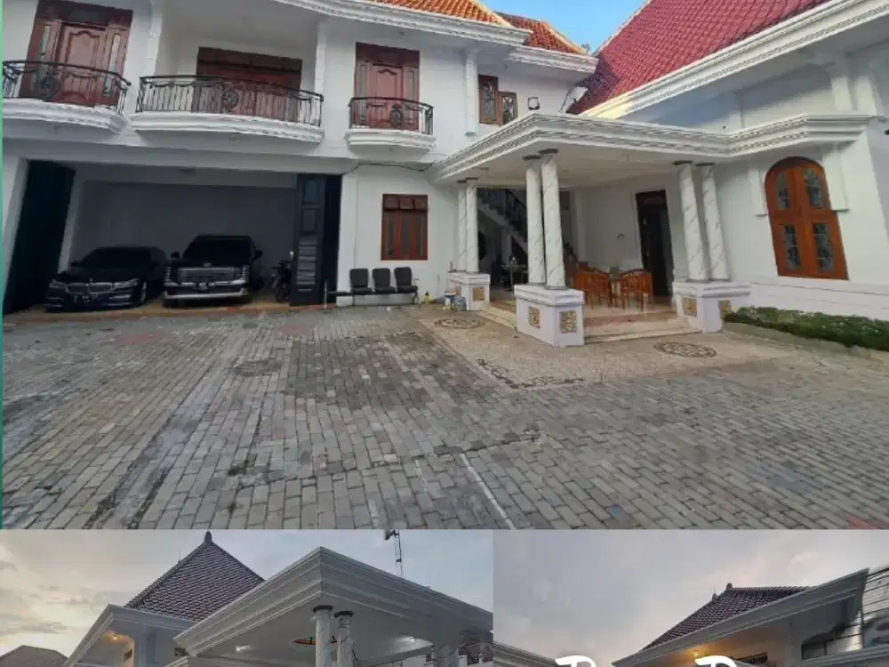 Rumah Raya Darmo Pusat Kota Ada 8 unit AC dan perabotan.   Cocok utk usaha, tempat tinggal, Service Center, Kantoran dll