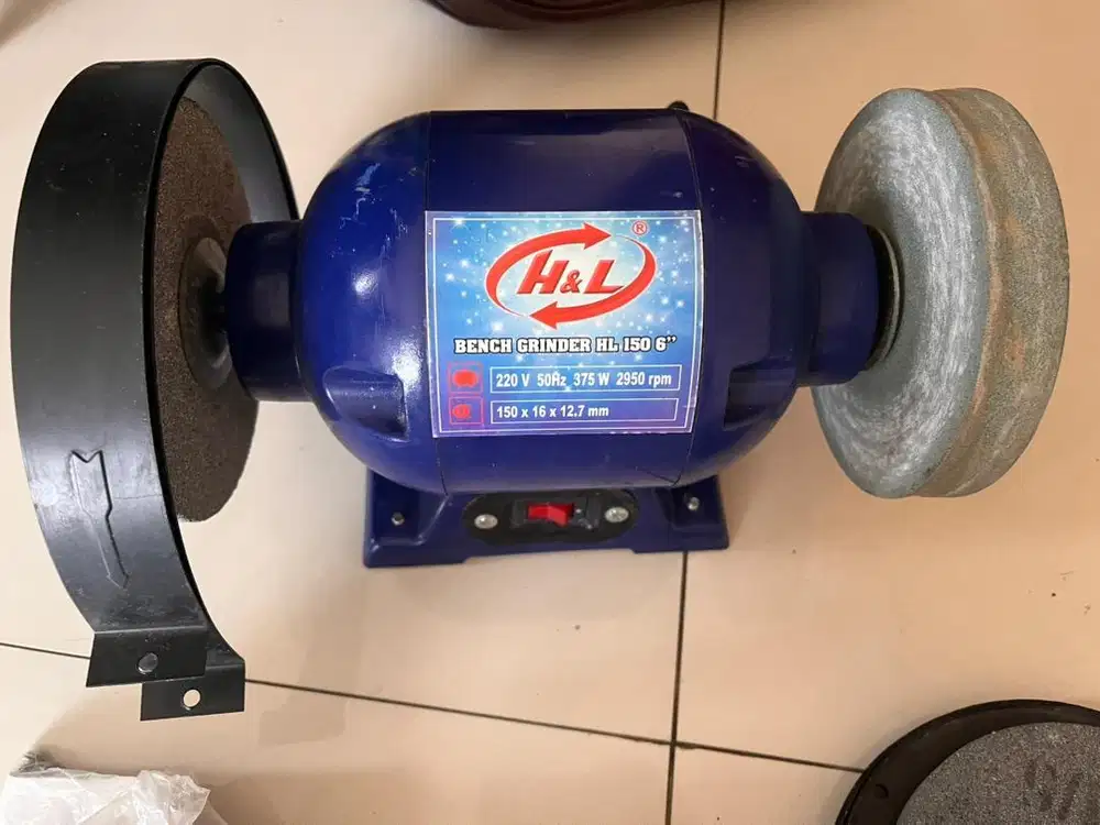 Bench Grinder H&L 150 6 inch (Mesin Gerinda Duduk HL)