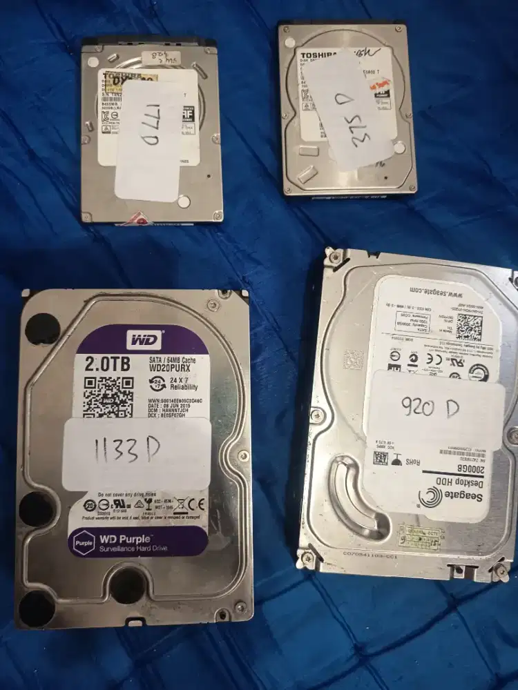 Hardisk PC Internal 2TB Full Isi