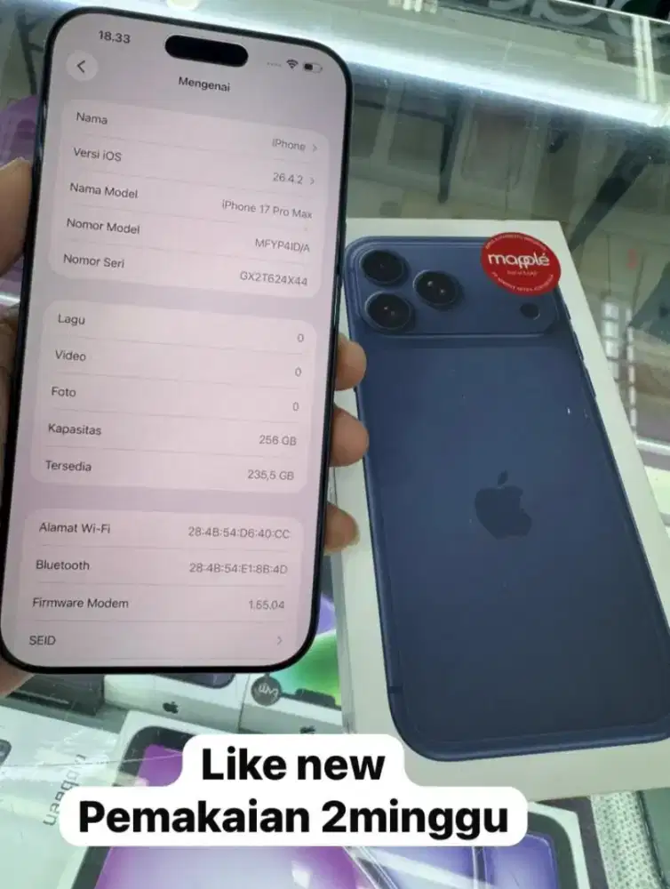 Iphone 17 promax 256