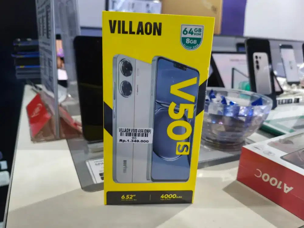 VILLAON V50s RAM 4/64GB ATLANTIS DAHSYAT